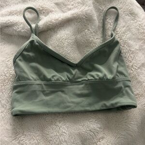 Lululemon Athletica Sage Green Sports Bra